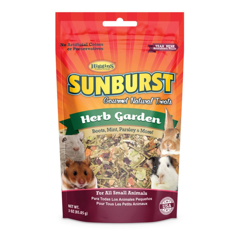 Higgins Sunburst Gourmet Natural Treats Herb Garden 3 oz