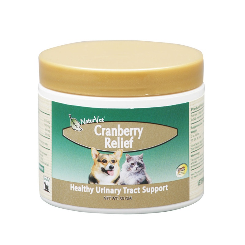Naturvet Cranberry Relief Plus Echinacea Powder for Dogs & Cats 50 Gm