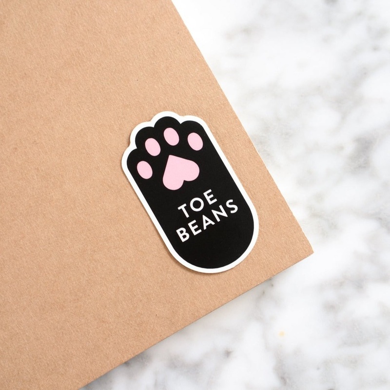 Toe Beans sticker
