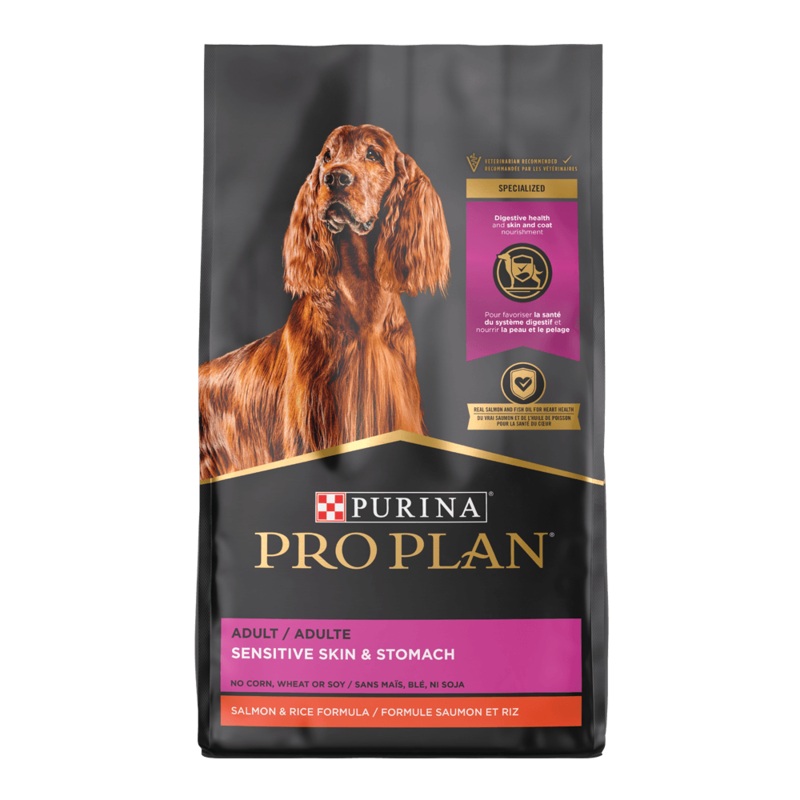 Purina Pro Plan Adult Sensitive Skin & Stomach Salmon & Rice Formula Dry Dog Food 40 lb