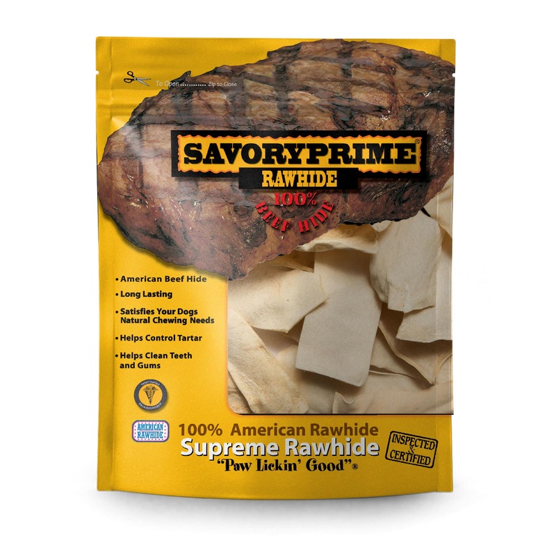 Savory Prime Natural American Rawhide Chips 1 lb