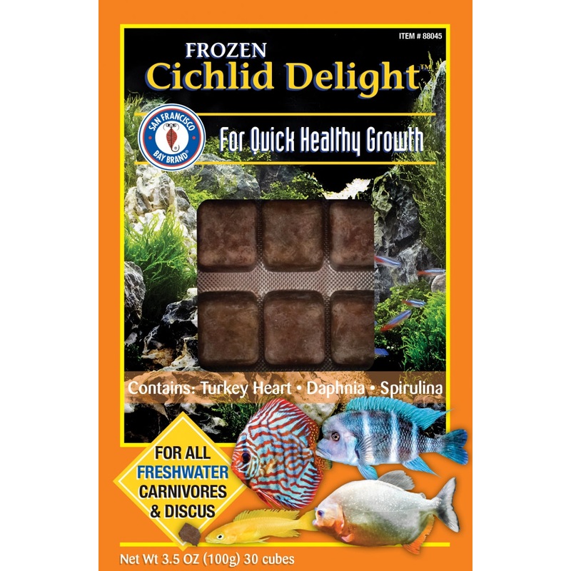 SFBB Cichlid Delight Cube 3.5oz