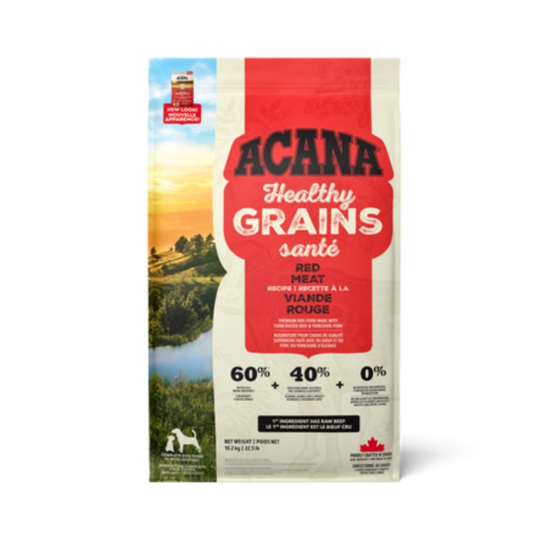 Acana Healthy Grains Ranch-Raised Red Meat Dry Dog Food 1.8kg