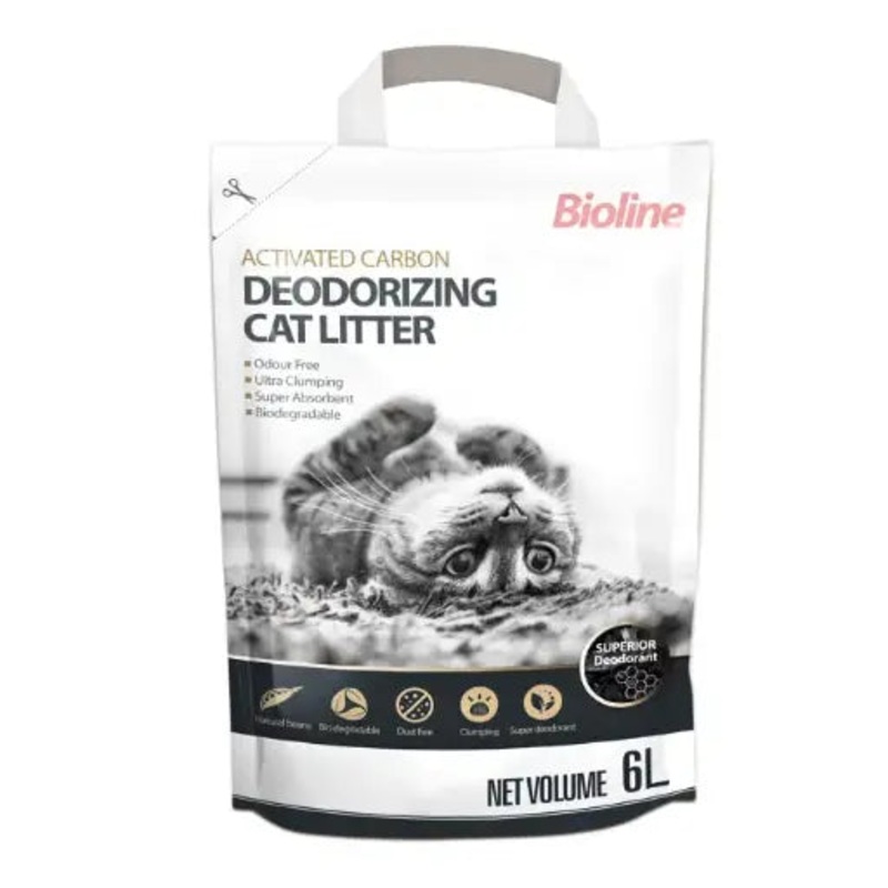 Bioline Deodorizing Cat Litter 6L[Volume – 6L]