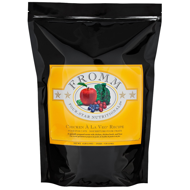 Fromm Four-Star Chicken A La Veg Dry Cat Food 4 lb