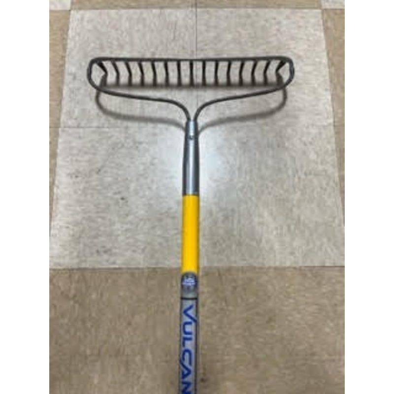 Mintcraft Vulcan Bow Rake With Handle 33256 R16-AMF 16 Tine 60 in Handle