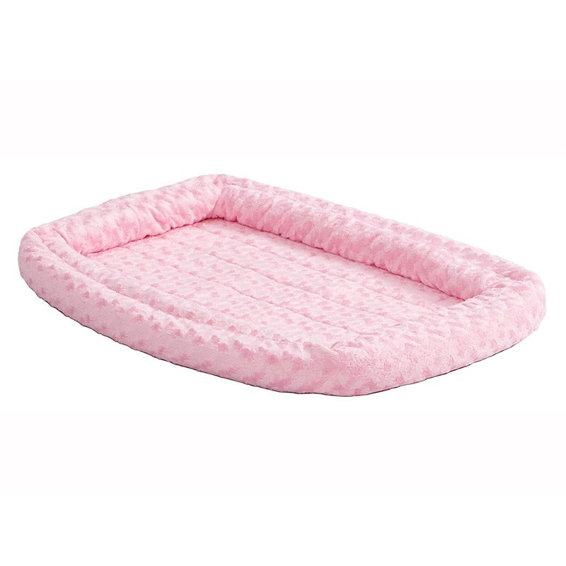 QuietTime Pink Fashion Double Bolster Bed – 22 inch