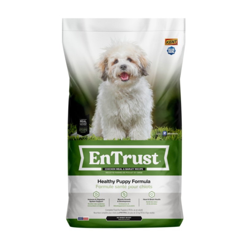 EnTrust Puppy Chicken Meal & Barley Recipe 20 lb