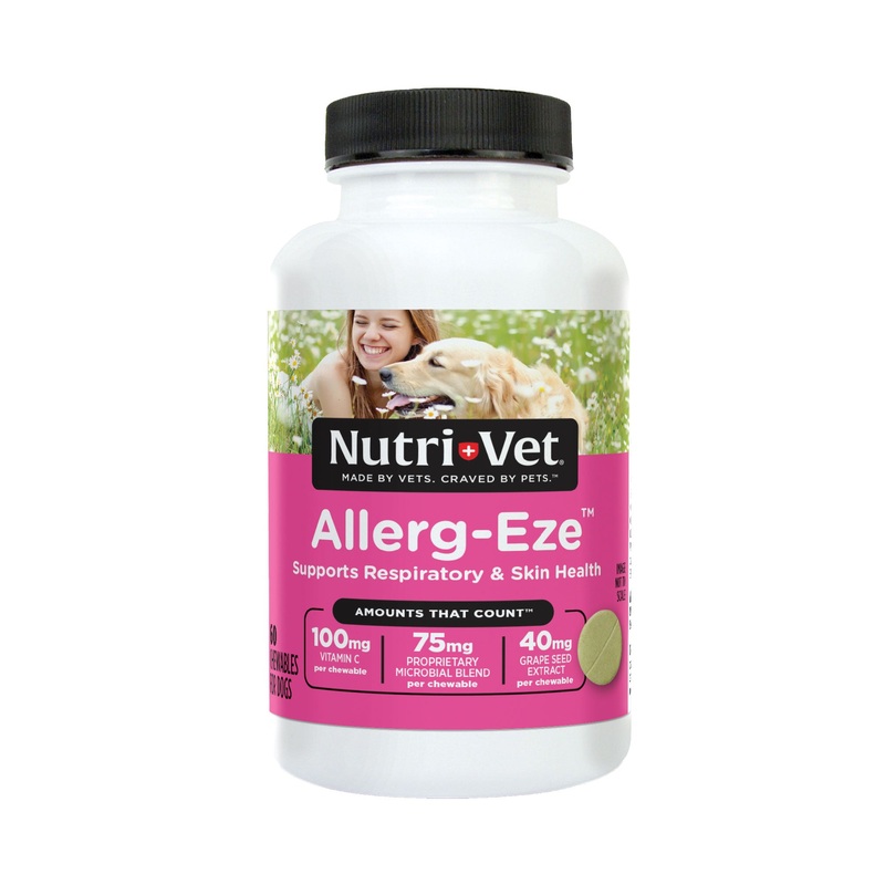 Nutri-Vet Allerg-Eze Chewables For Dogs 60 Count 60ct