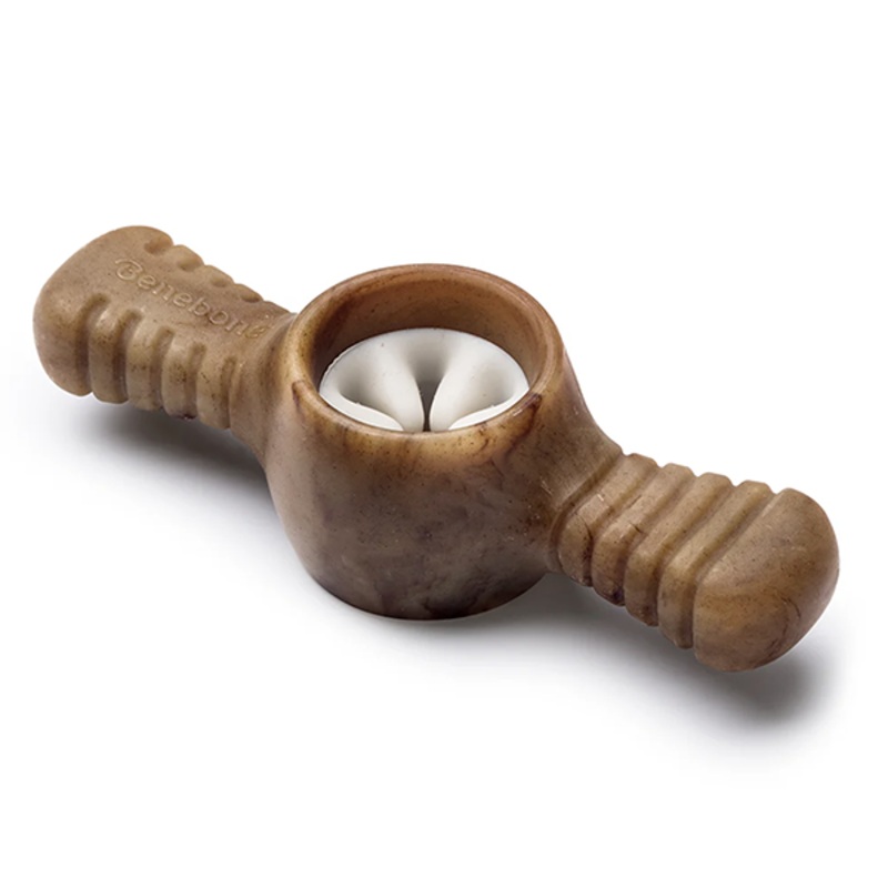 Pawplexer Bacon Flavored Durable Treat-Dispensing Dental Chew Dog Toy Small ( For dogs under 30-lb )