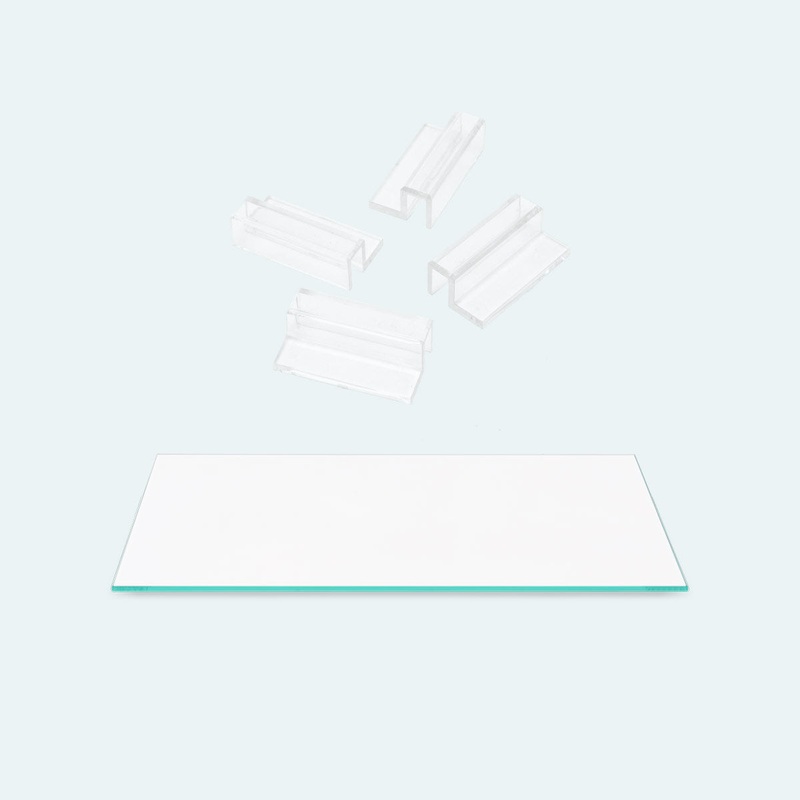 UNS Nano Tank Glass Lid With Clear Clips 3N Lid
