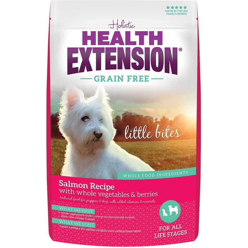 Health Extension Little Bites Grain-Free Salmon Recipe Dry Dog Food, 12 lbs
