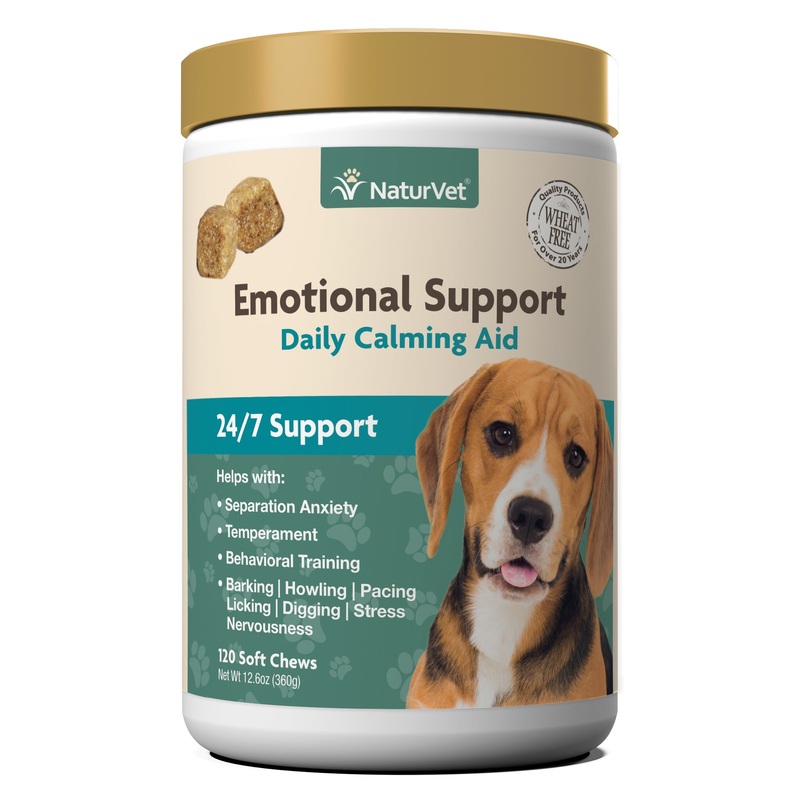 NaturVet Emotional Support Dog Calming Aid (24/7 Support) 11 oz