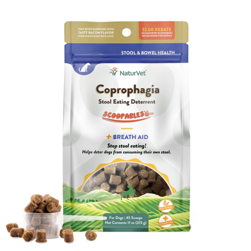 NaturVet Scoopables Coprophagia Stool Eating Deterrent 11 oz