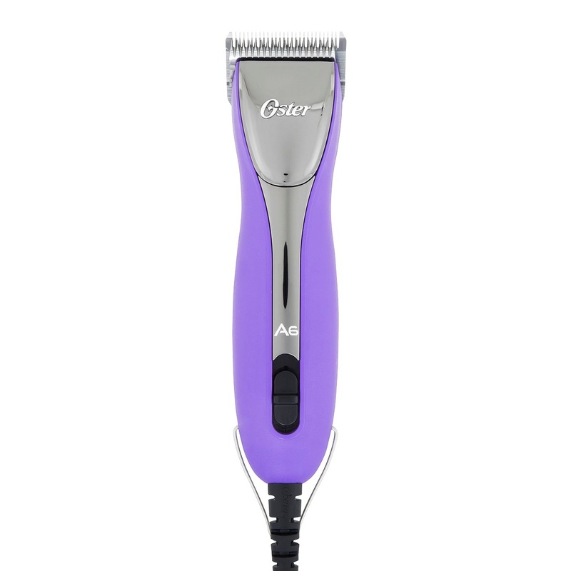 Oster A6 Slim Purple Pop Heavy Duty Clipper with Detachable #10 Blade Pack of 1