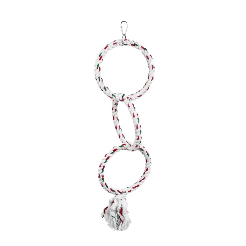 Cotton Hoops Rope for Medium Parrots Size Parrots