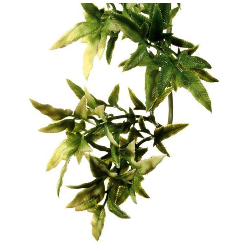 Croton Plastic Realistic Artificial Plant Reptile Hanging Habitat Decor Small