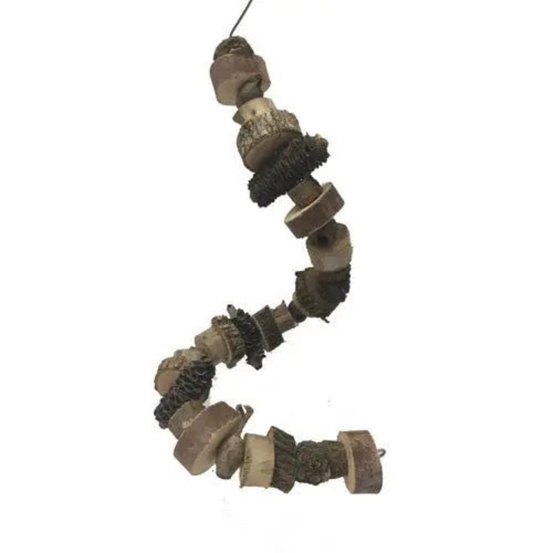 Natural Bird Toy Spiral