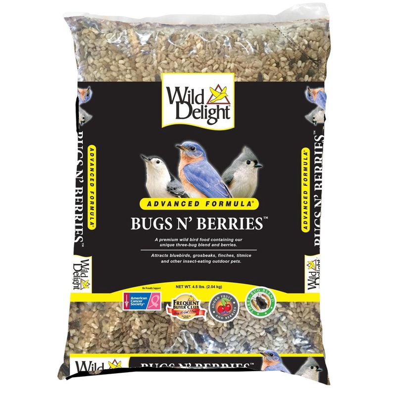 Wild Delight Bugs N’ Berries Bird Food 4.5lb