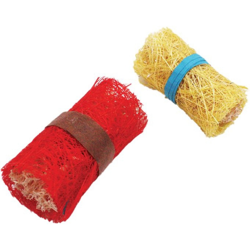 A & E Nibbles Loofah Sushi Roll Small Animal Toy