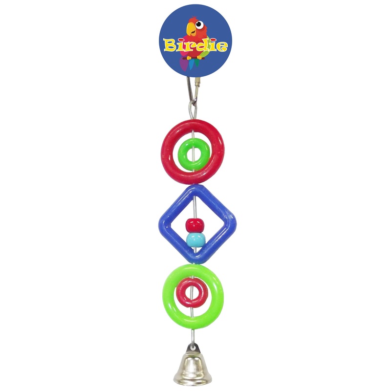 Birdie – Plastic Rings/Beads with Bells (Small) Small