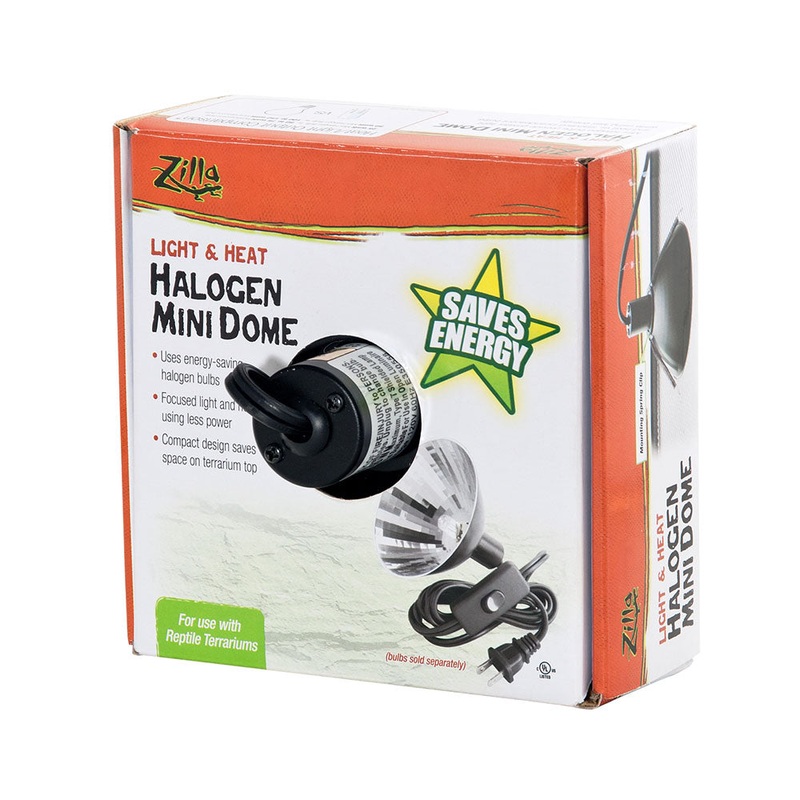 Zilla Halogen Mini Dome 4.75 X 4.75 X 2.25 Inch