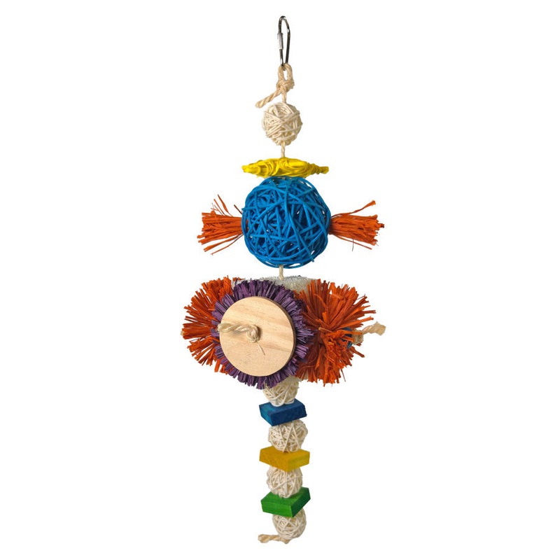 A&E Cages Happy Beaks Blast Off Hanging Bird Toy