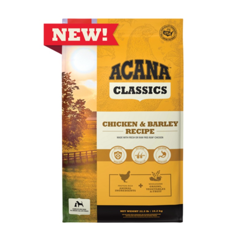 Acana Classics Chicken & Barley Recipe Dry Dog Food 4 LB