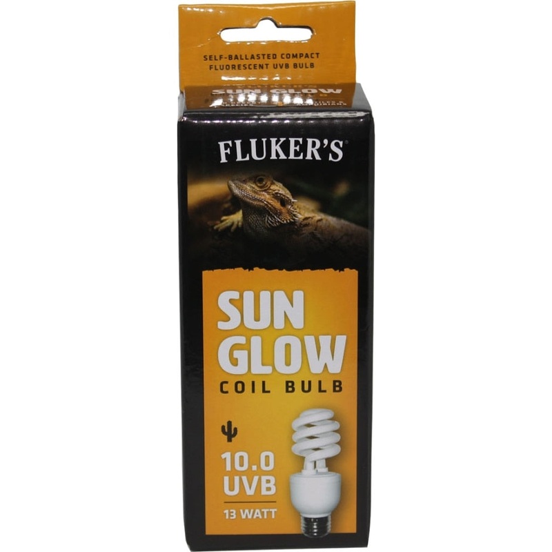 Fluker’s Sun Glow Coil Bulb 10.0 UVB 13 WATT