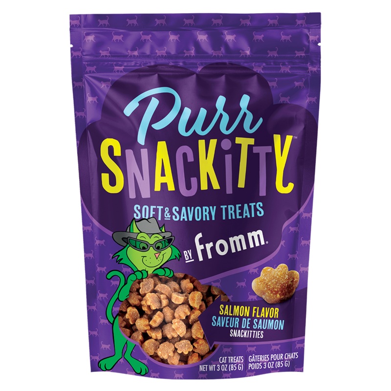 Fromm Purr Snackitty Salmon Flavor Snackitties Cat Treats
