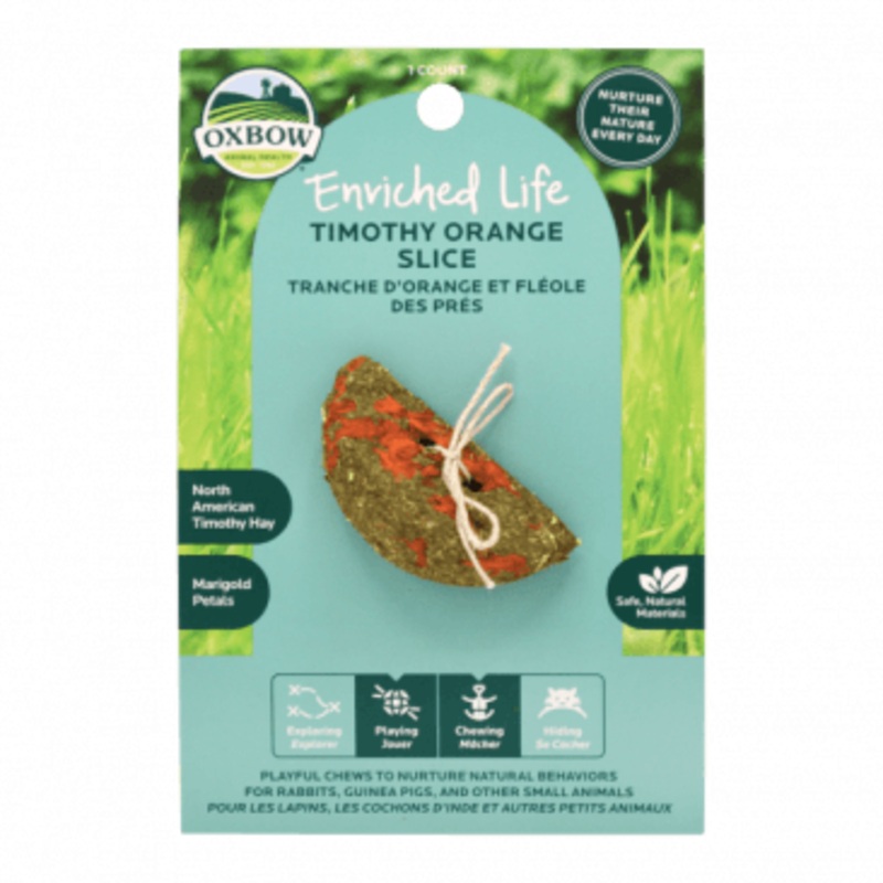 Oxbow Animal Health Enriched Life – Timothy Orange Slice 1 Count
