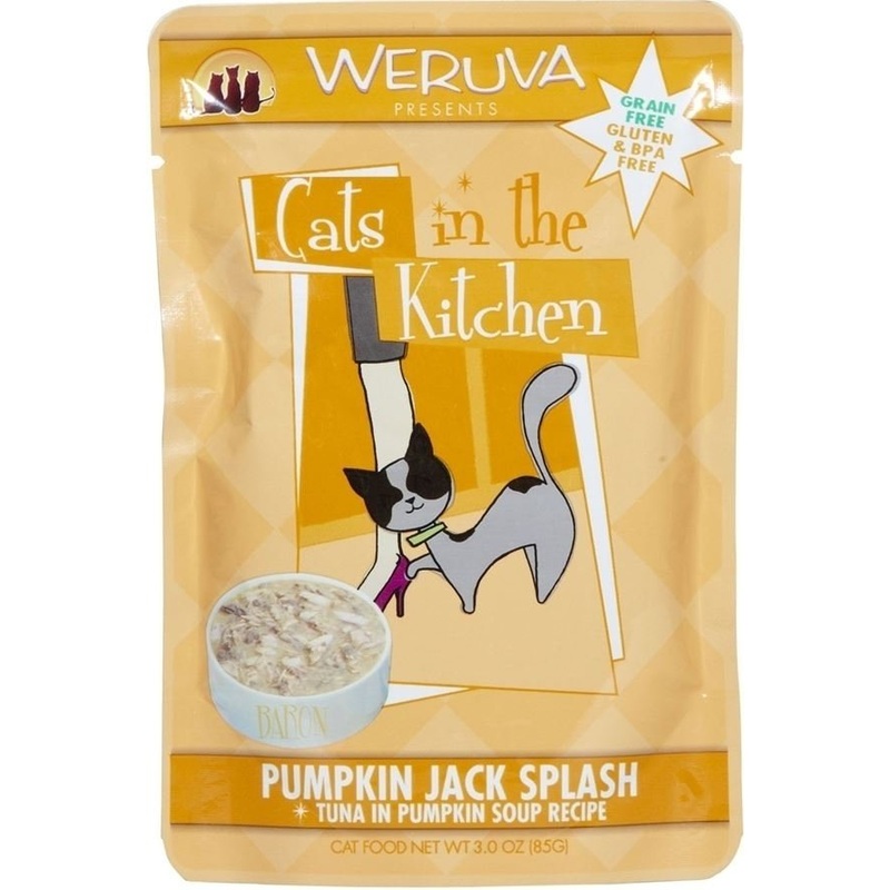 Weruva Cats In the Kitchen Pumpkin Jack Splash Pouch Grain-Free Wet Cat Food 3oz