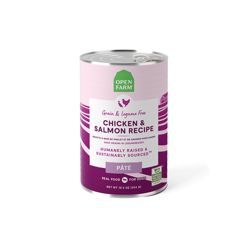Open Farm Chicken & Salmon Pt for Dogs 12.5 oz can