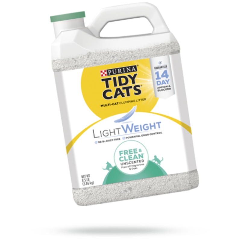Tidy Cats Lightweight Free & Clean Unscented Cat Litter 8.5-lb