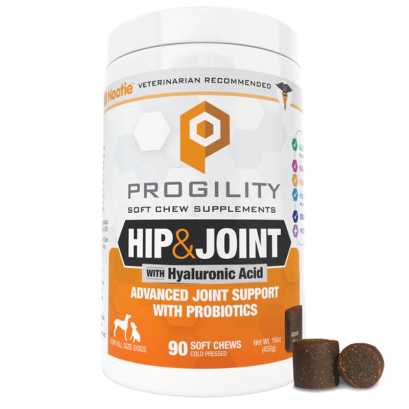 Nootie PROGILITY Daily Hip & Joint Supplement Chews for Dogs 90 count