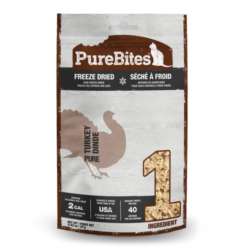 PureBites Turkey 26g Cat Treats