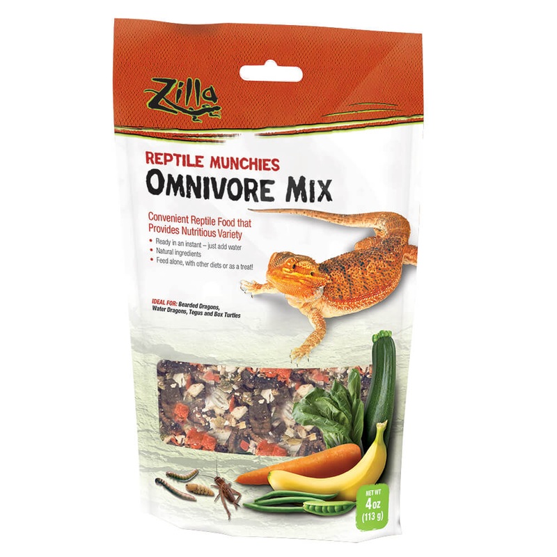 Zilla Reptile Munchies Omnivore Mix 4 oz.