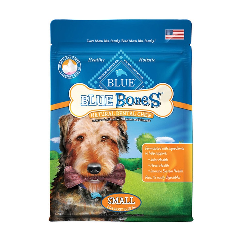Blue Buffalo Small Size Dental Bones Dog Treats 27 Oz