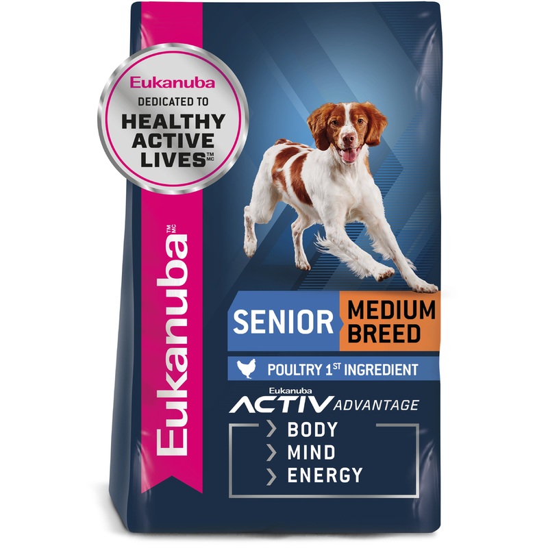 Eukanuba – Medium Breed Senior Adult Dog Dry Food (15kg) 15kg