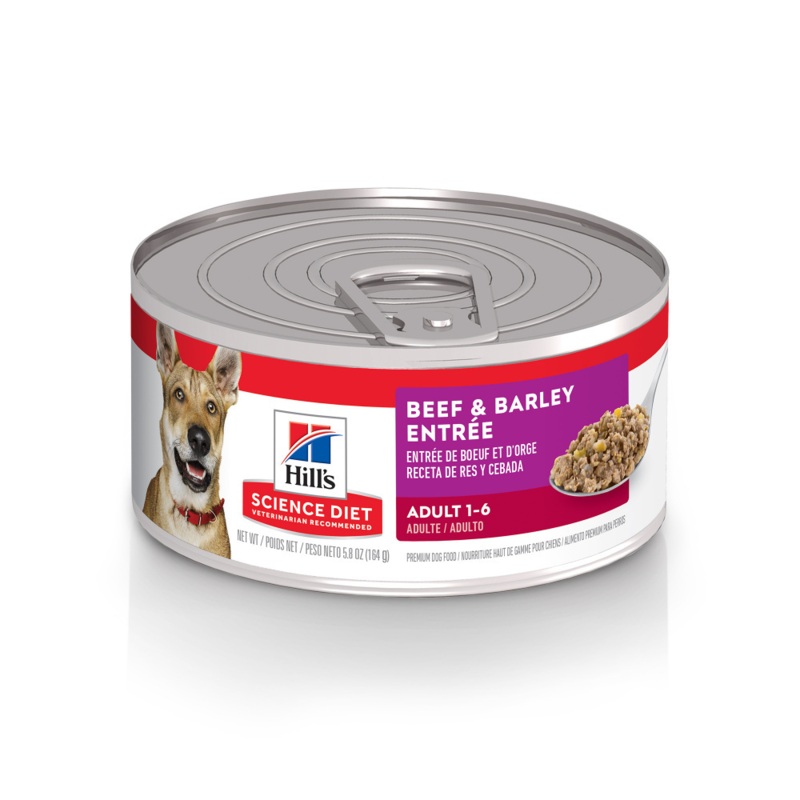 Hill’s Science Diet Adult Beef & Barley Entree Canned Dog Food