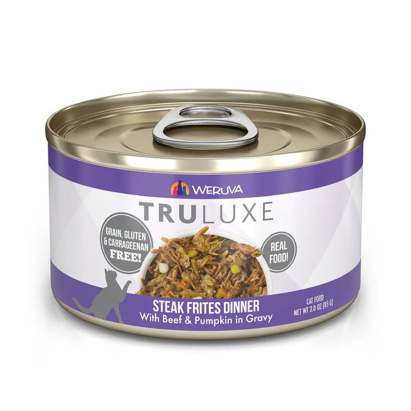 Steak Frites Dinner with Beef & Pumpkin in Gravy – 3oz.