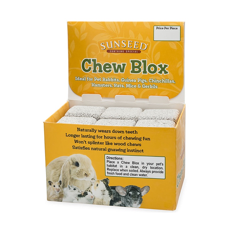 Sunseed Chews Blox for Small Animal 12 Pack