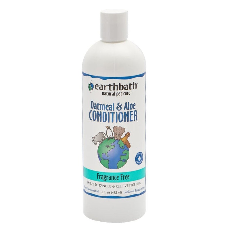 EarthBath Fragrance-Free Oatmeal & Aloe Conditioner for Dogs & Cats 16oz