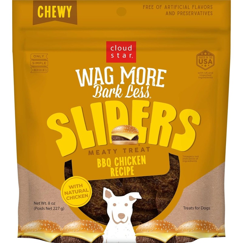 Wag More Bark Less Grain Free Sliders BBQ Chicken Dog Treats 8oz