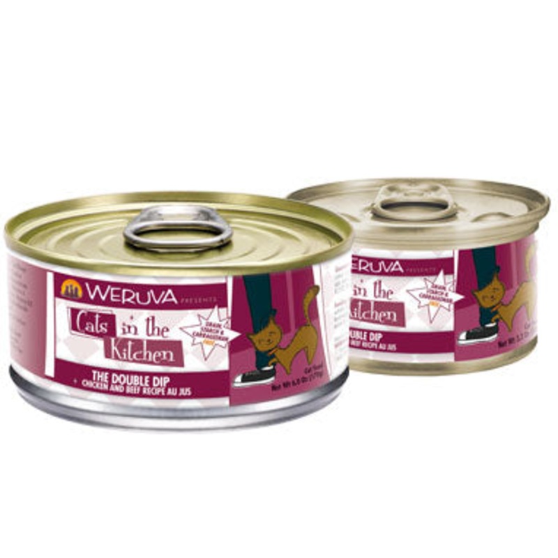 Weruva The Double Dip Chicken and Beef Recipe Au Jus 3.2oz