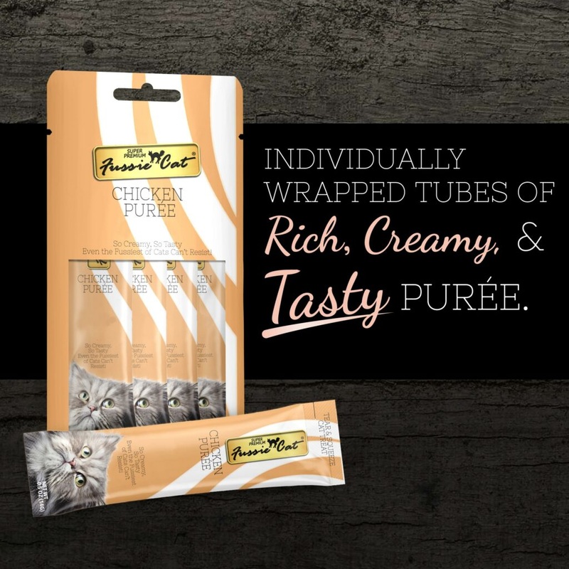 Fussie Cat Chicken Pure .5 Oz, 4 Pack