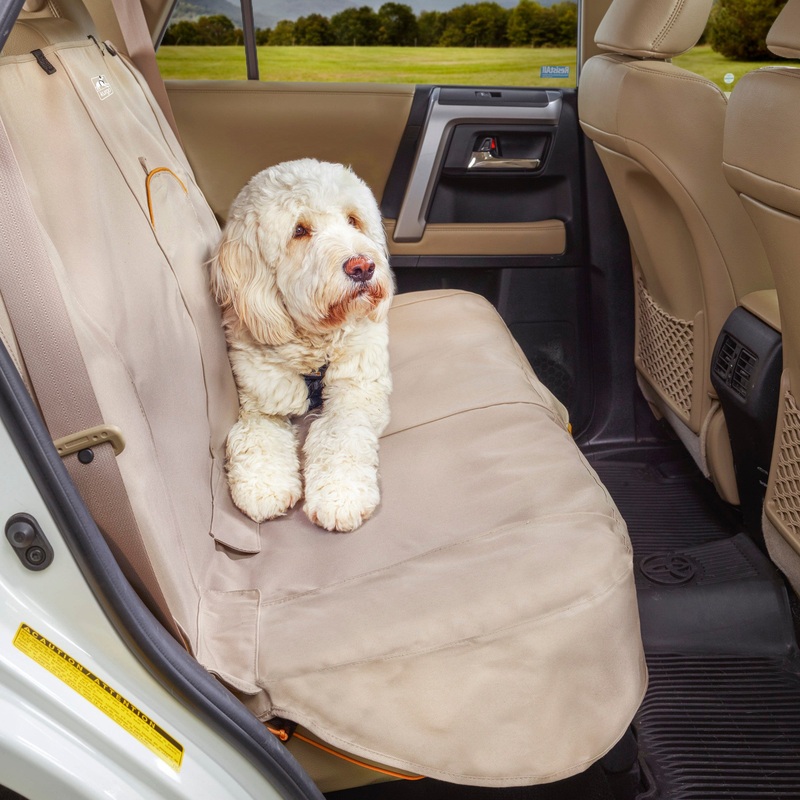 Kurgo Extended Bench Seat Cover Hampton Sand