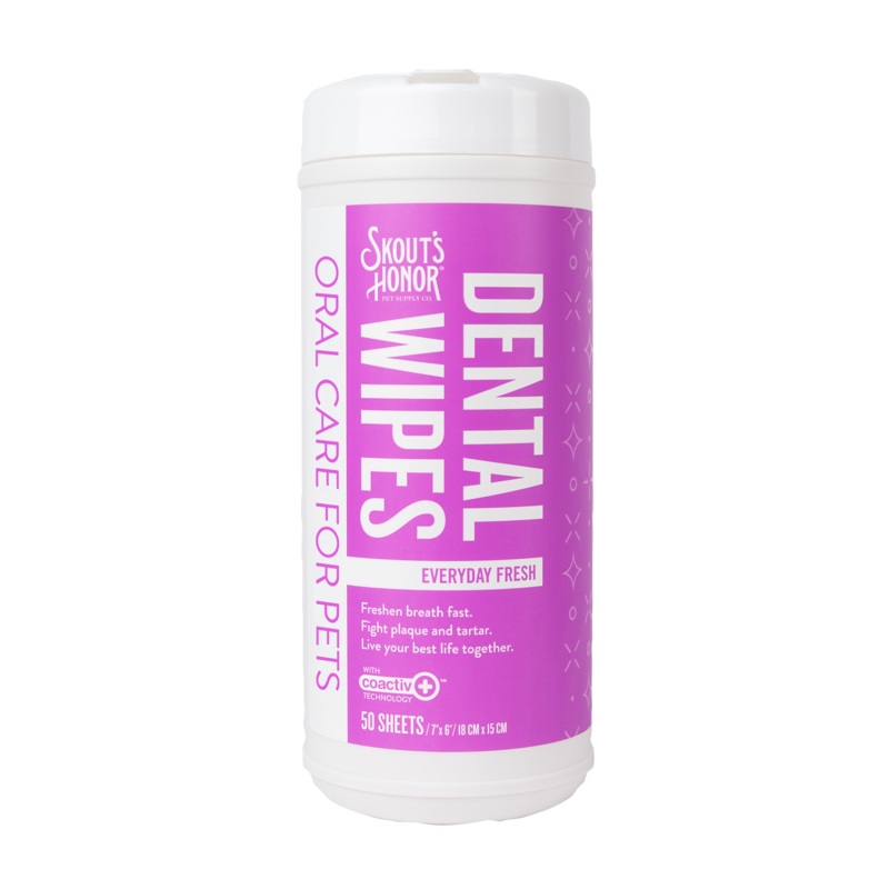 Skout’s Honor Dental Wipes 50ct