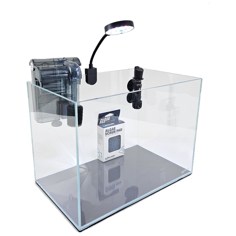 5 Gallon Rimless Clear Glass Aquarium Kit 5mm (15.74″x7.87″x9.84″)
