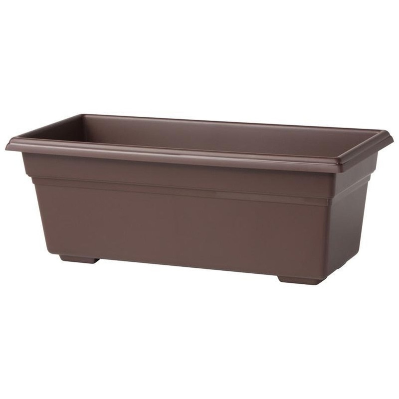 COUNTRYSIDE FLOWERBOX 18 INCH BROWN